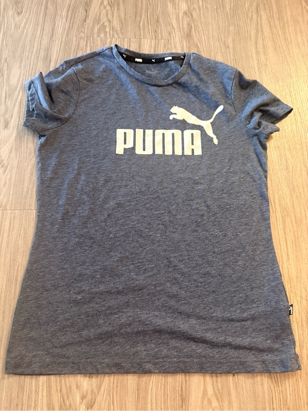 Puma Navy Blue Heather Short Sleeve Tee